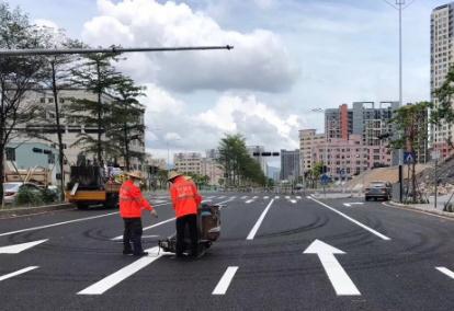 青島道路劃線